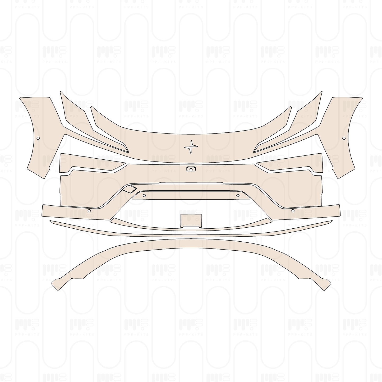 Pre-Cut PPF Polestar 4 2024