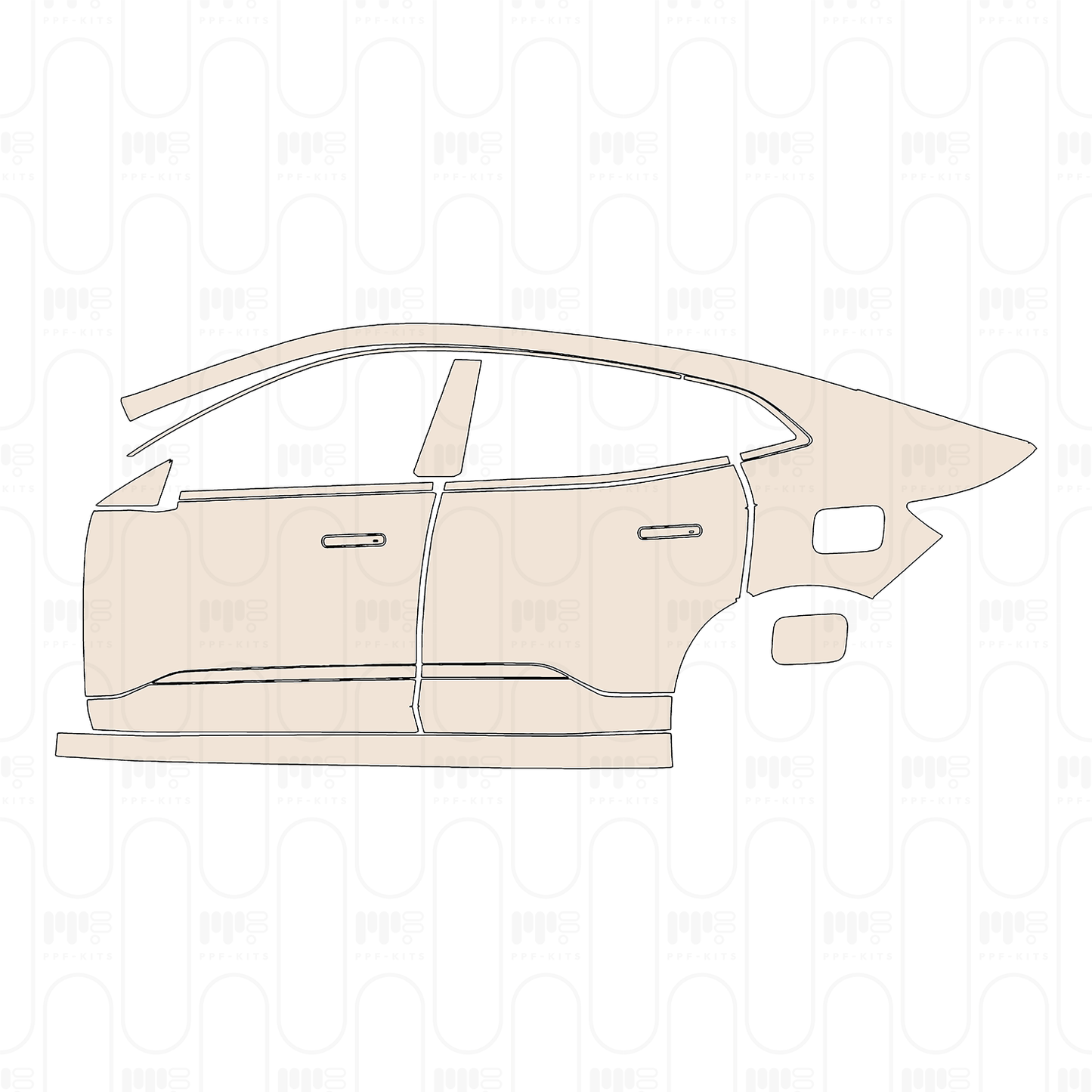 Pre-Cut PPF Polestar 4 2024