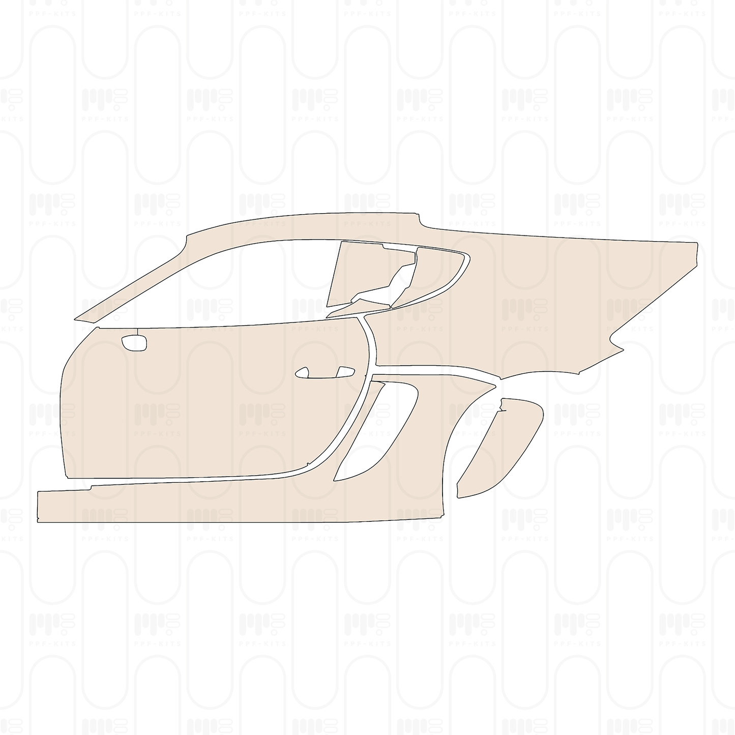 Pre-Cut PPF Porsche 718 Cayman GT4RS 2024