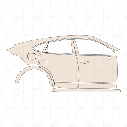 Pre-Cut PPF Porsche Cayenne Coupe Cayenne Coupe 2024