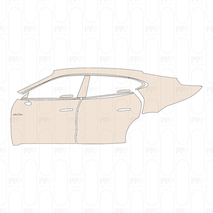 Pre-Cut PPF Porsche Taycan Sedan Taycan Turbo 2025