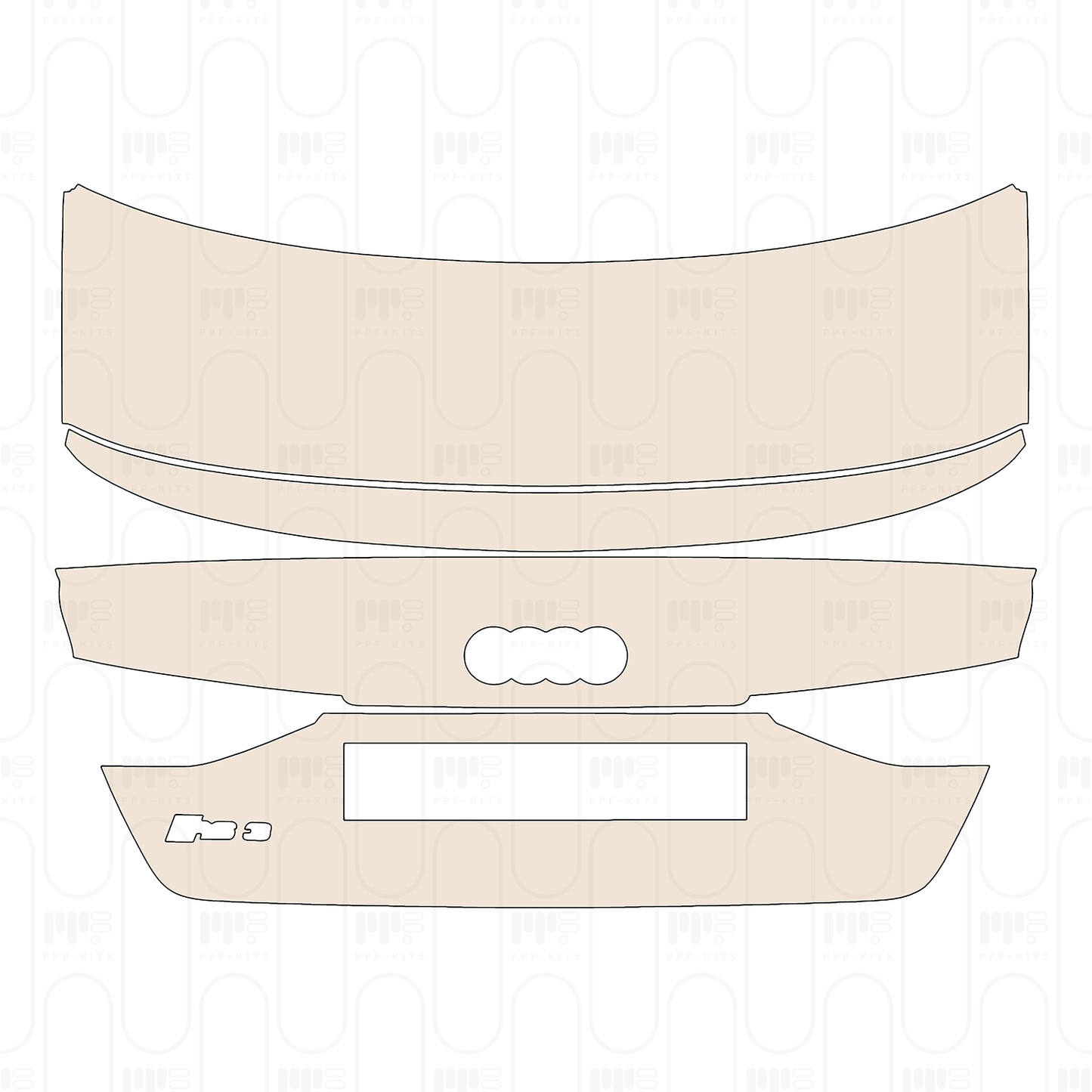 Pre-Cut PPF Audi A3 Sedan RS3 2024