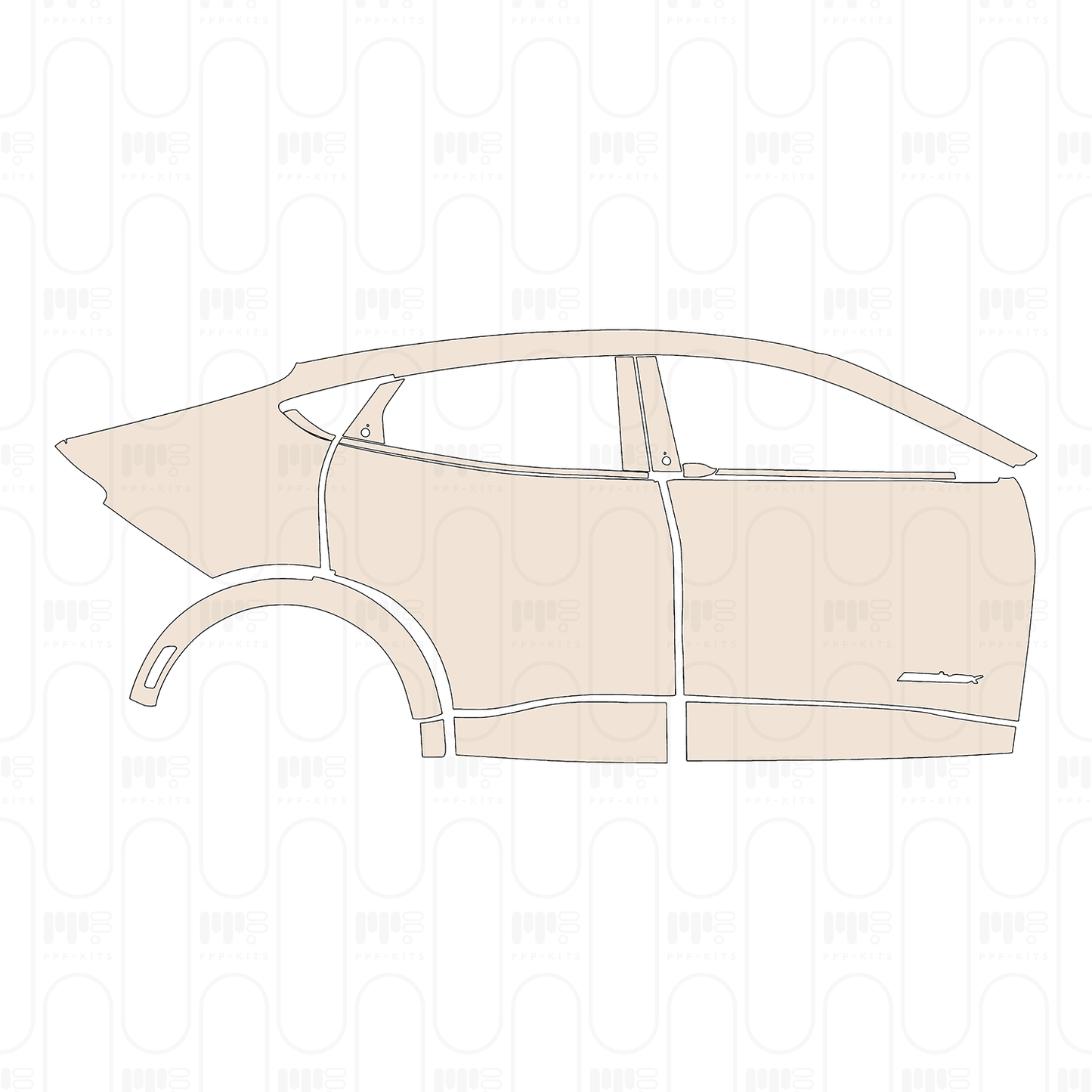 Pre-Cut PPF Ford Mach-E GT 2024