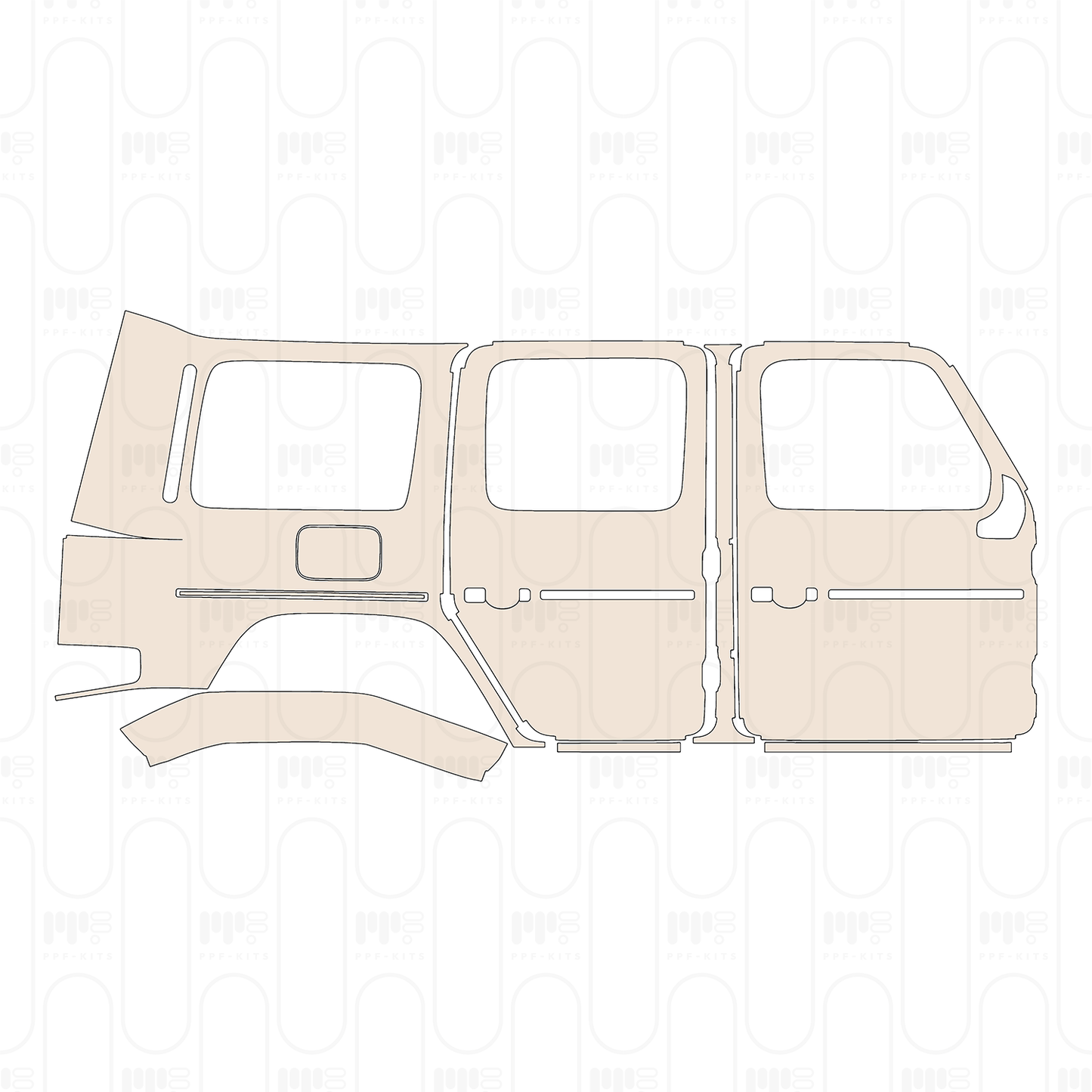 Pre-Cut PPF Mercedes-Benz G Class G500 2024