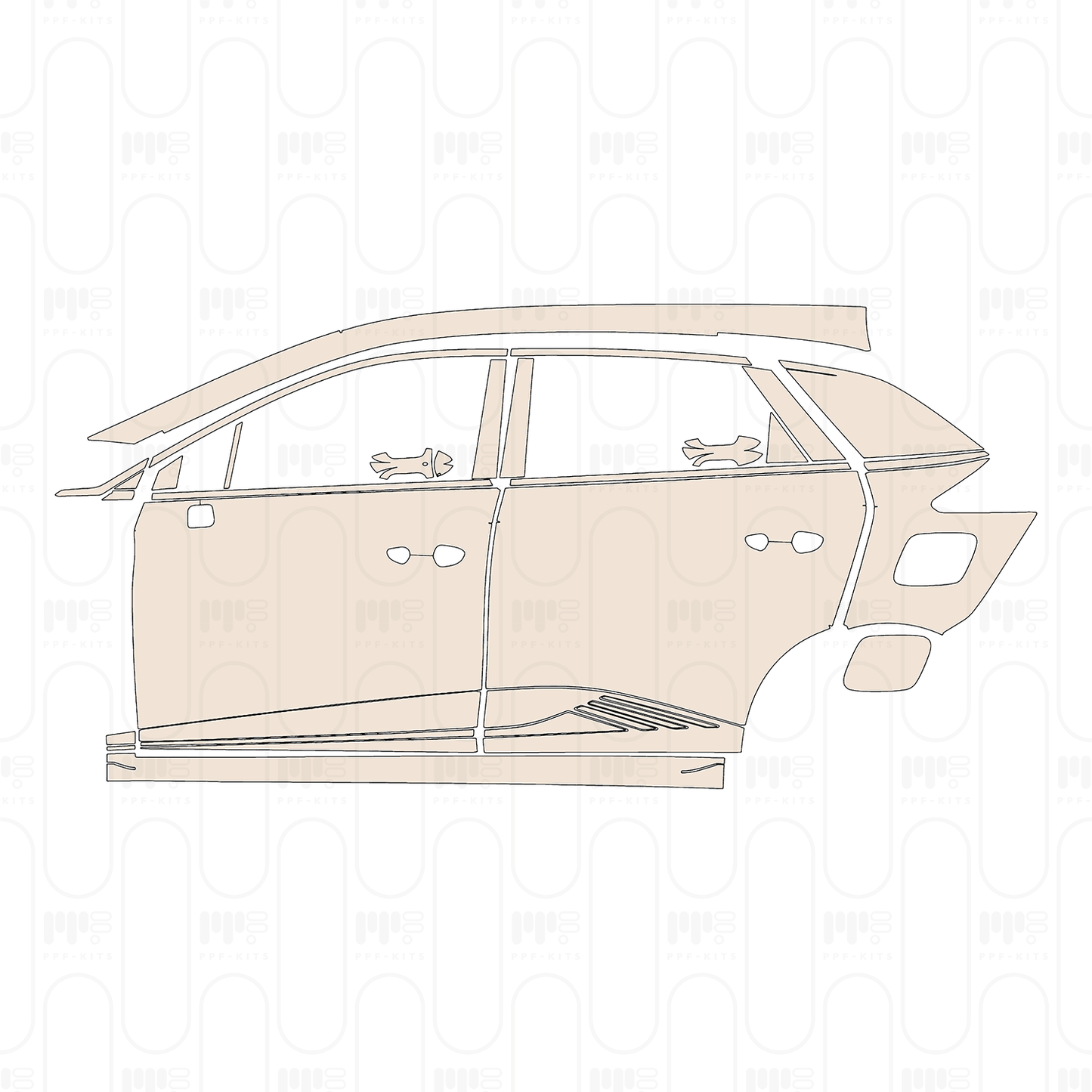 Pre-Cut PPF MG MG4 Electric 2024