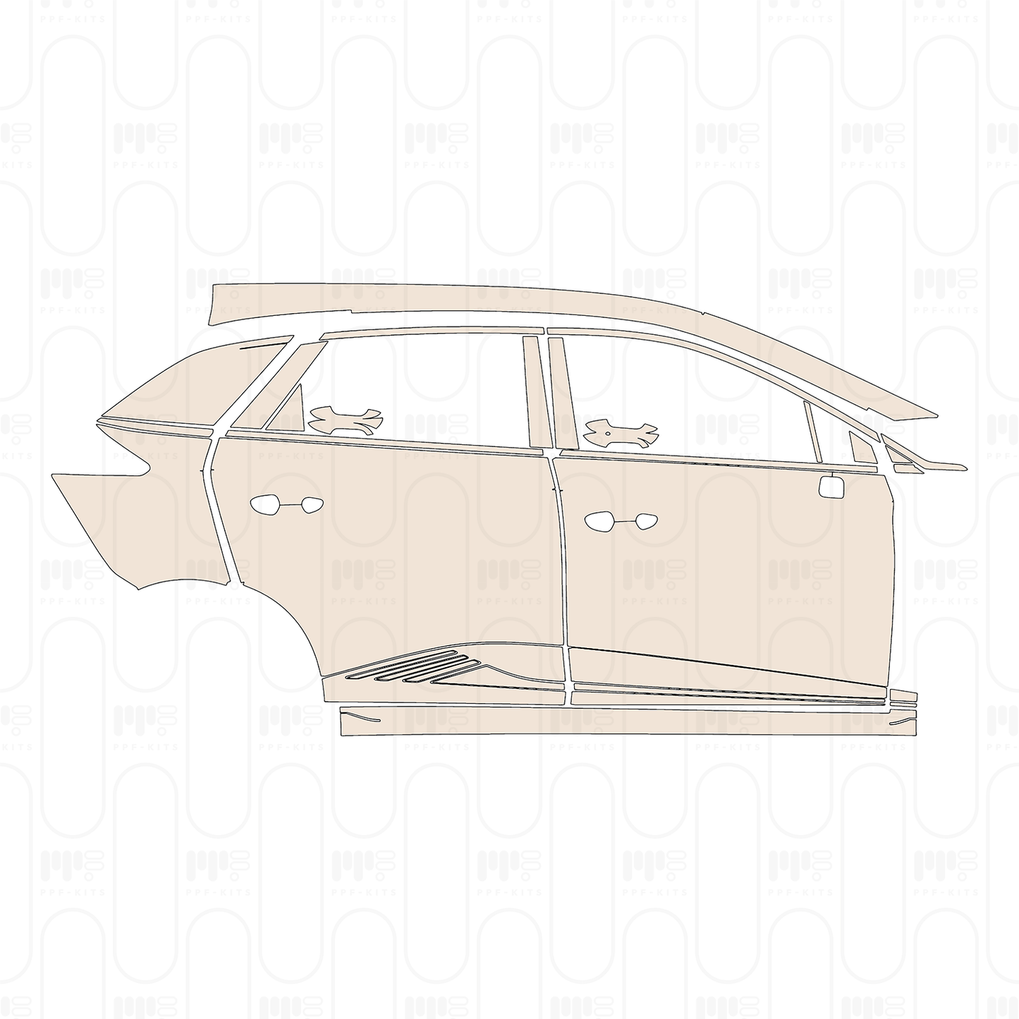 Pre-Cut PPF MG MG4 Electric 2024