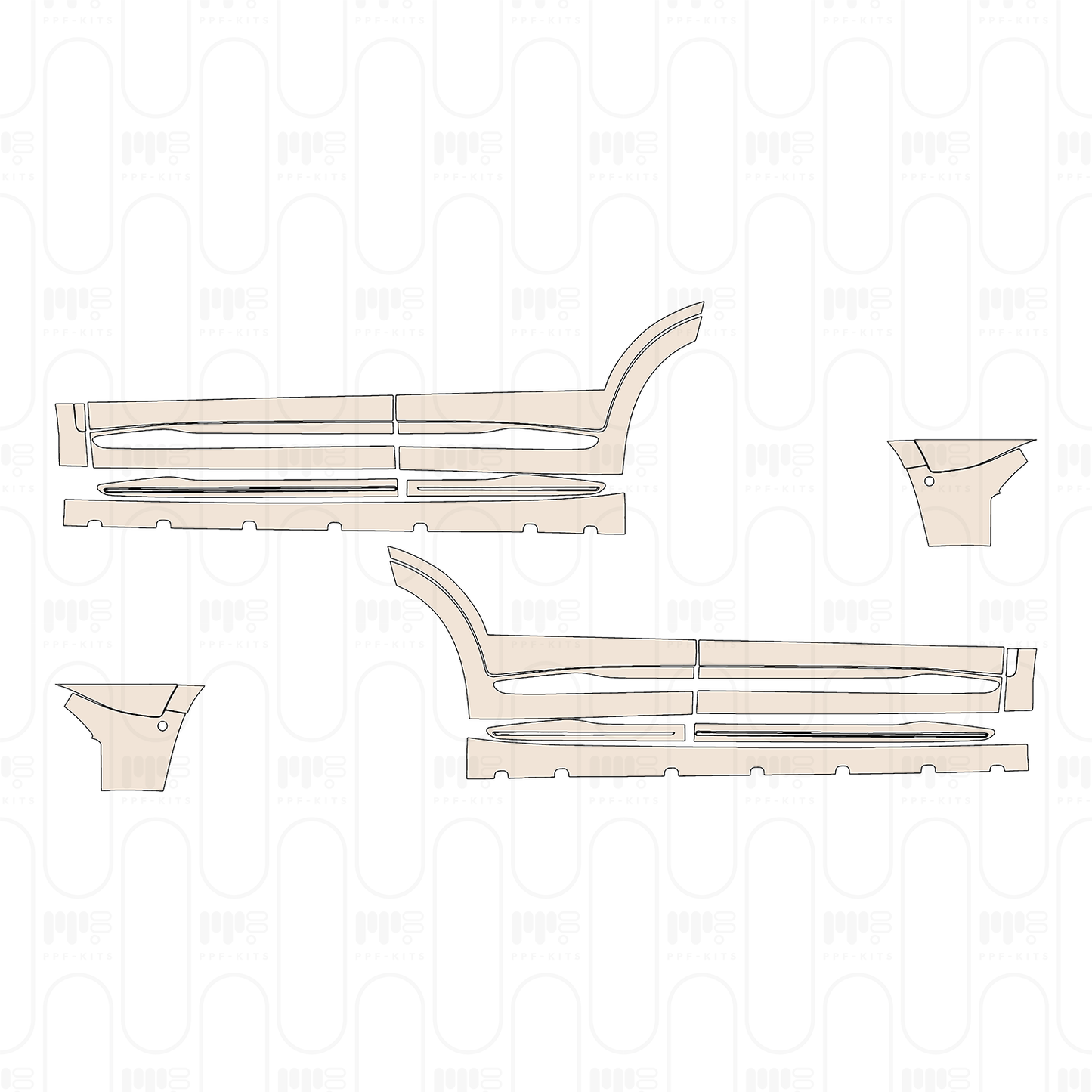 Pre-Cut PPF Smart #3 Base 2024