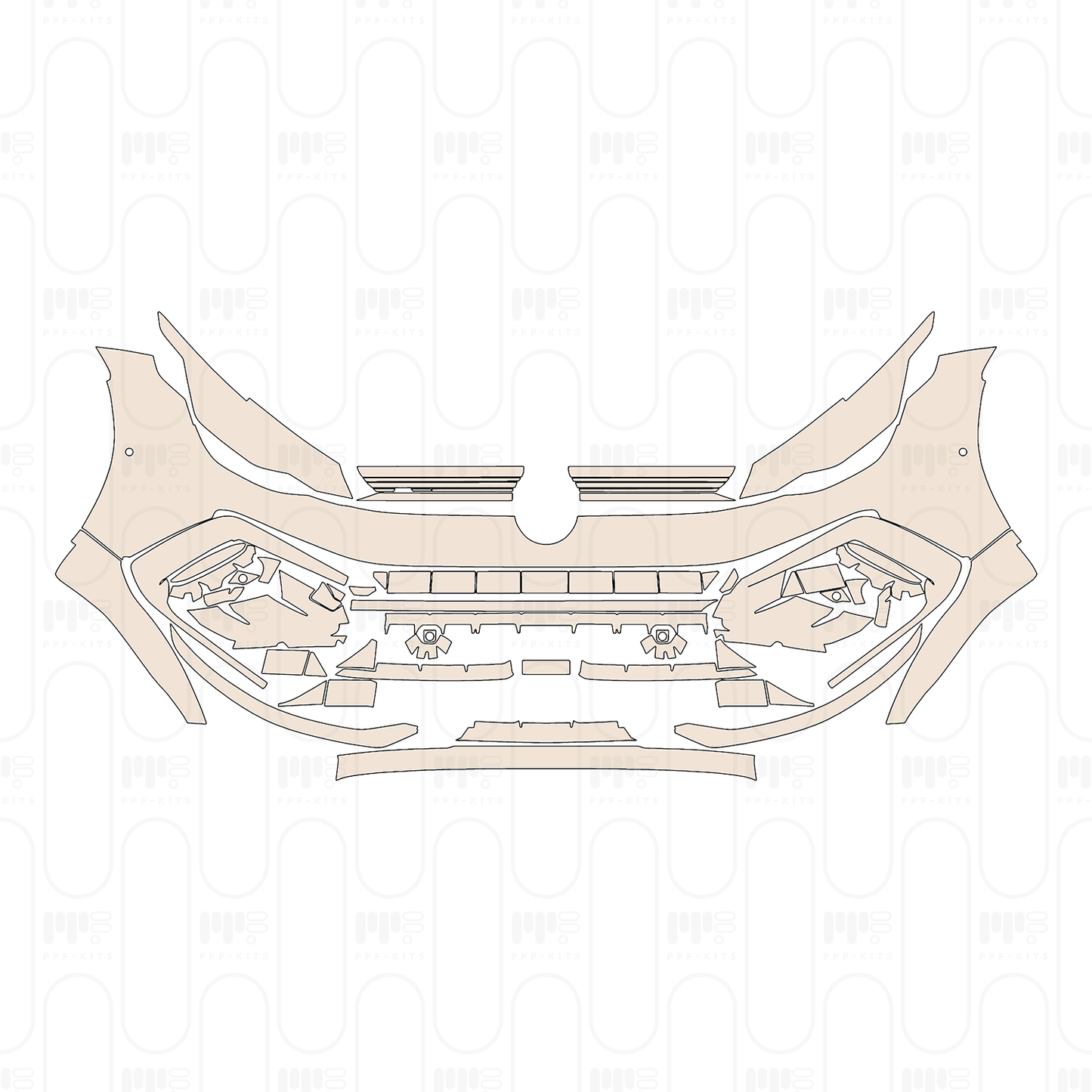 Pre-Cut PPF Volkswagen Golf R 2024
