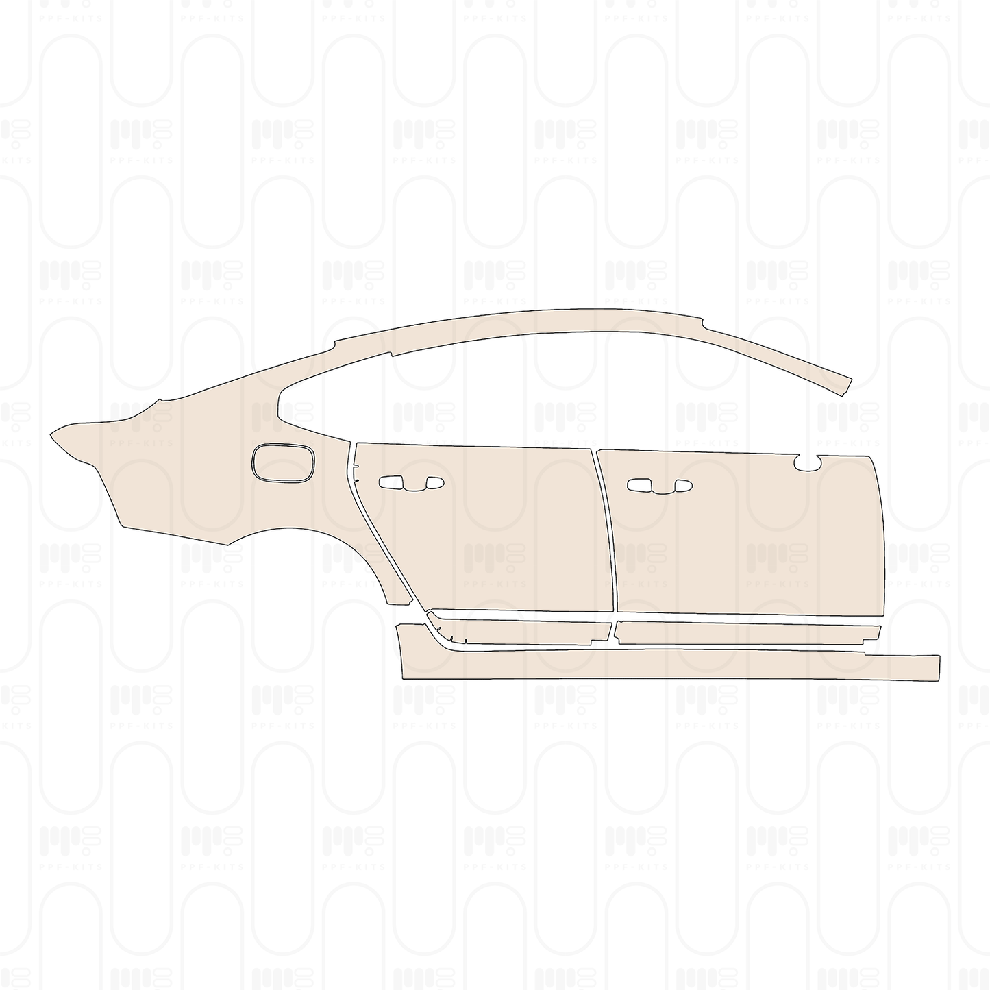 Pre-Cut PPF Volvo S90 Recharge Standard Wheelbase Inscription 2024