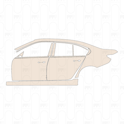 Pre-Cut PPF BMW 3 Series Sedan Base Extended Wheelbase 2024