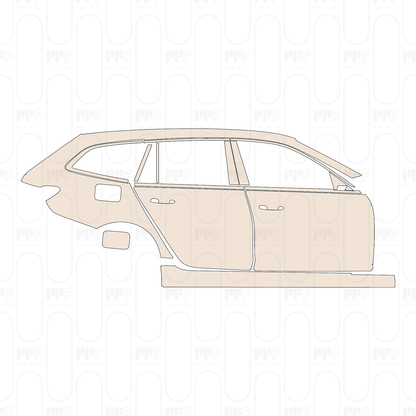 Pre-Cut PPF BMW 3 Series Touring Base 2025