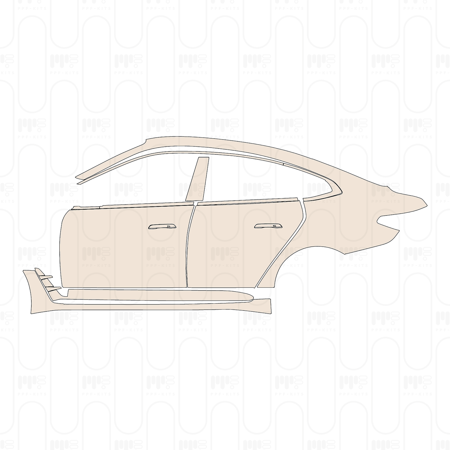 Pre-Cut PPF BMW i4 M50 (EU) 2024