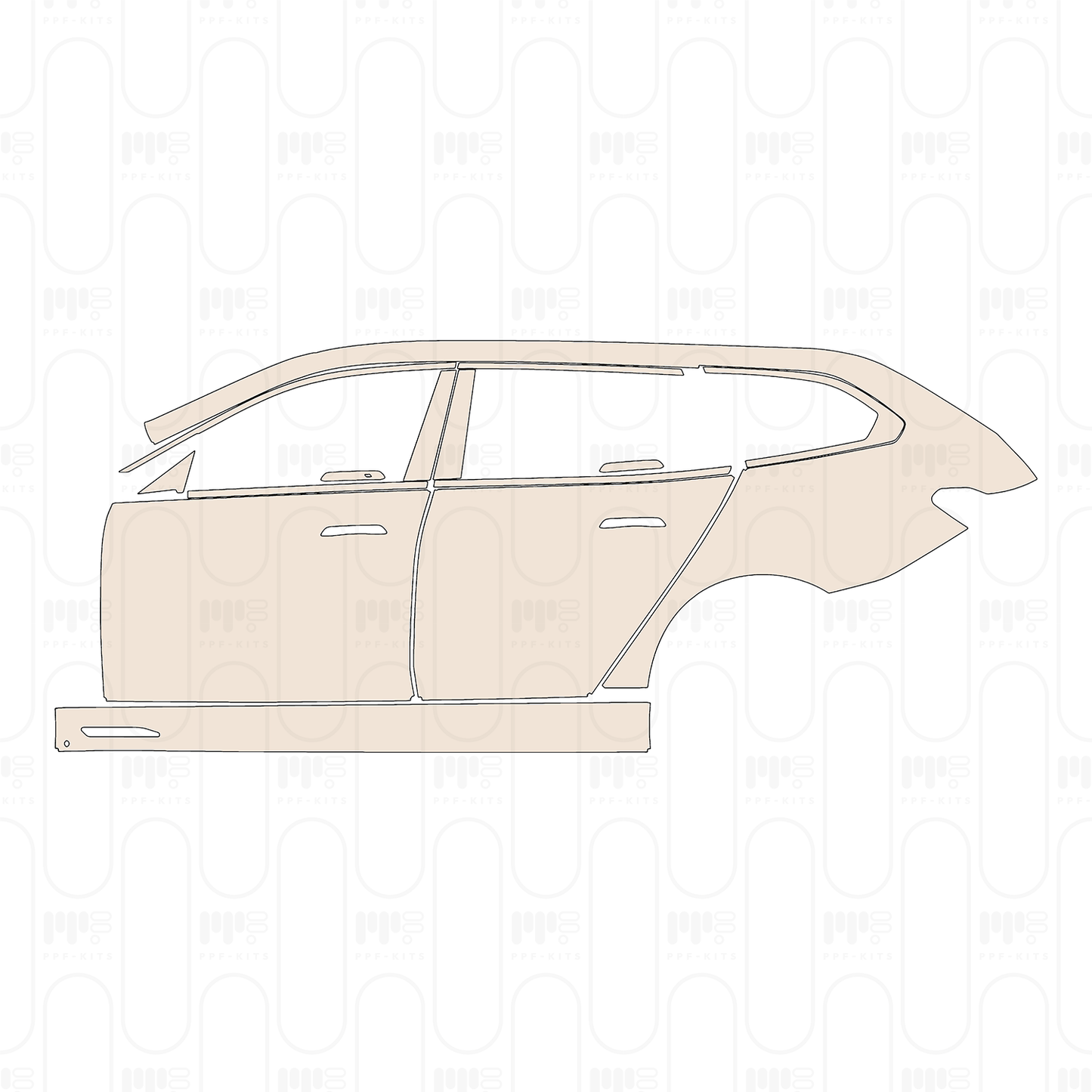 Pre-Cut PPF BMW 5 Series Touring M Sport 2024