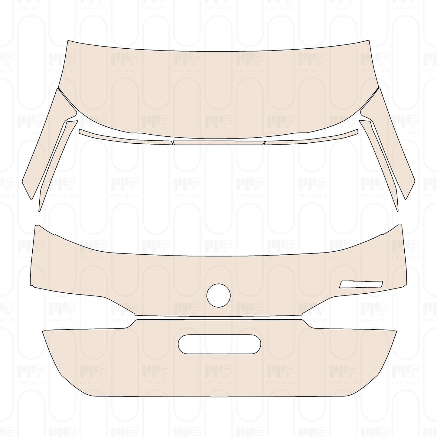 Pre-Cut PPF BMW 5 Series Touring Base 2024