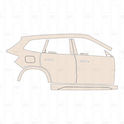Pre-Cut PPF BMW X1 Standard Wheelbase Base 2024