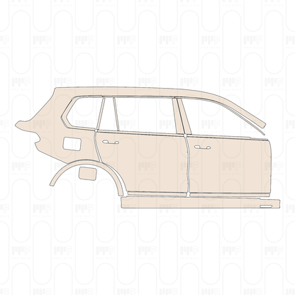 Pre-Cut PPF BMW X7 Luxury 2024