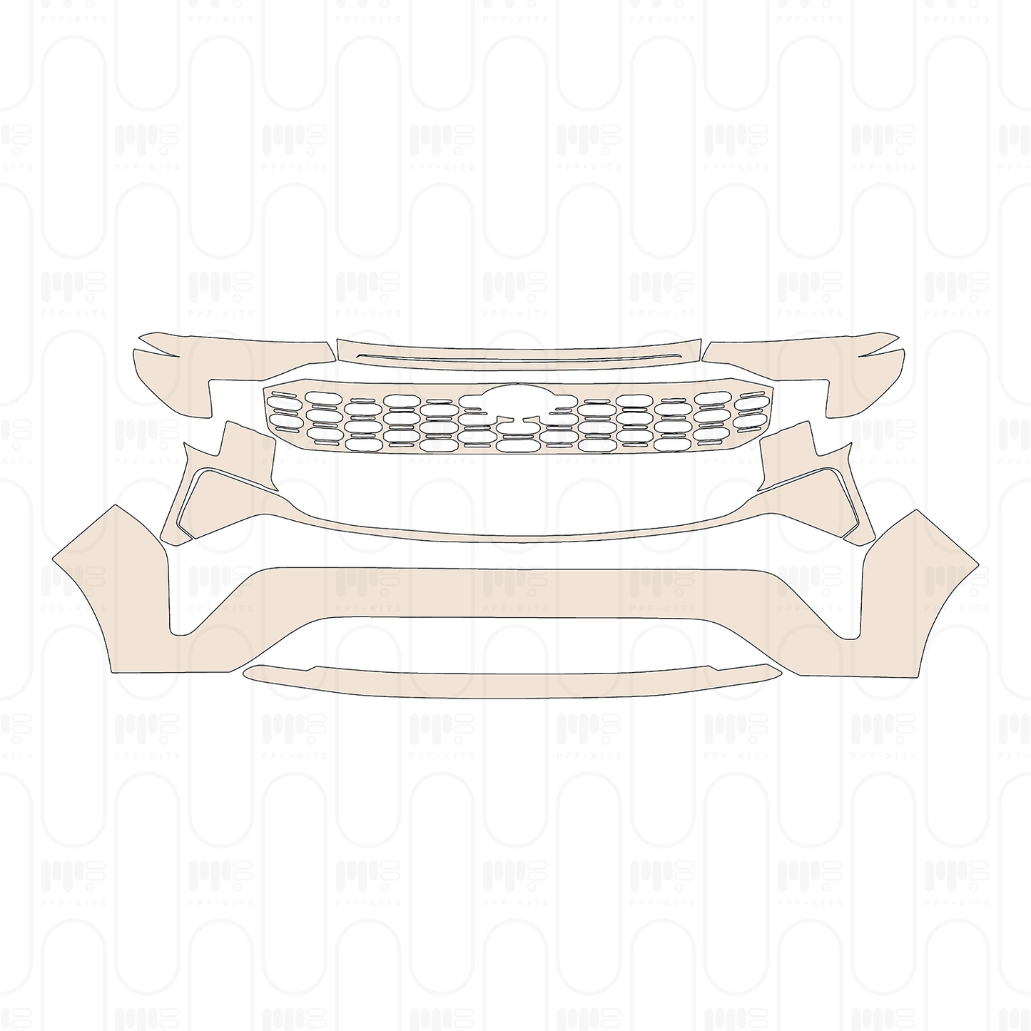 Pre-Cut PPF Ford Equator Sport 2026