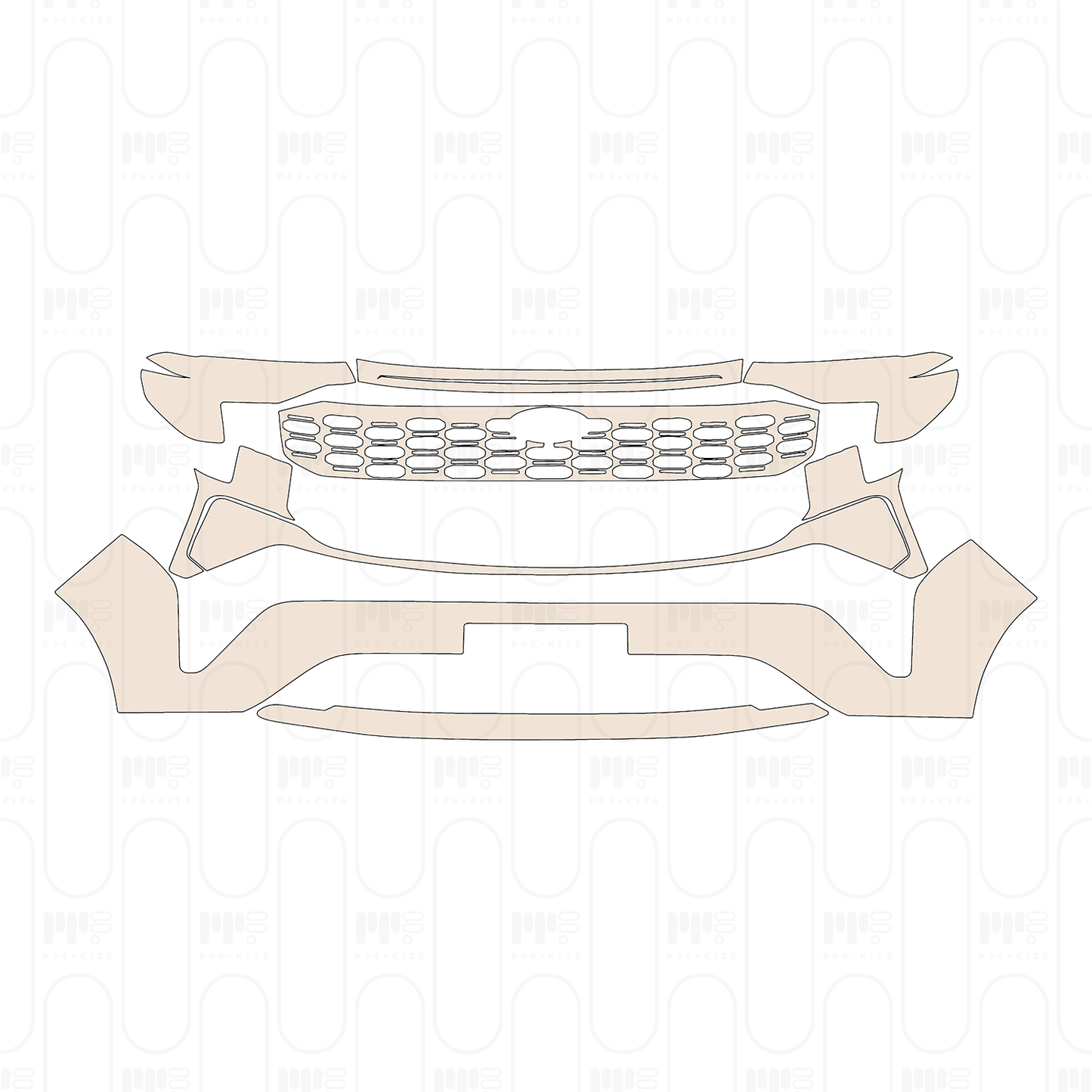 Pre-Cut PPF Ford Equator Sport 2026