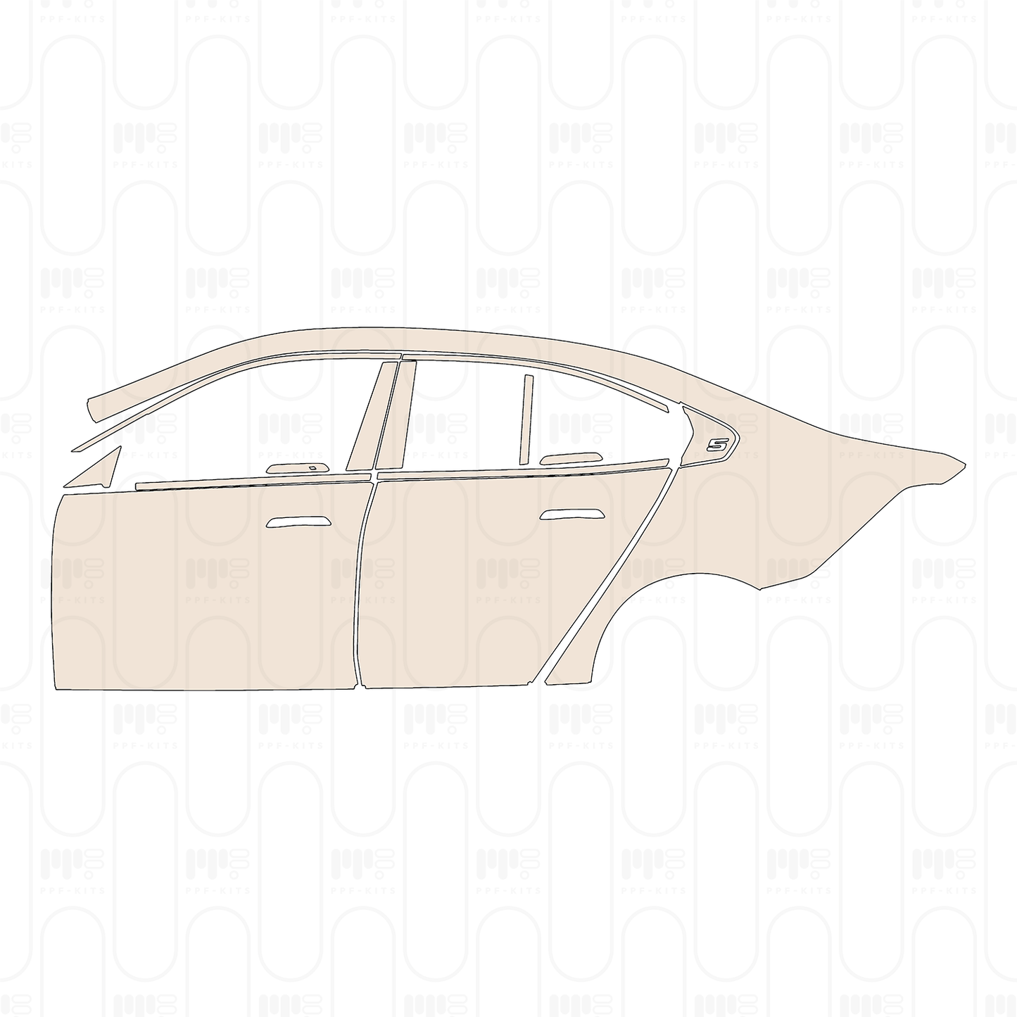 Pre-Cut PPF BMW 5 Series Sedan Standard Wheelbase Base 2026