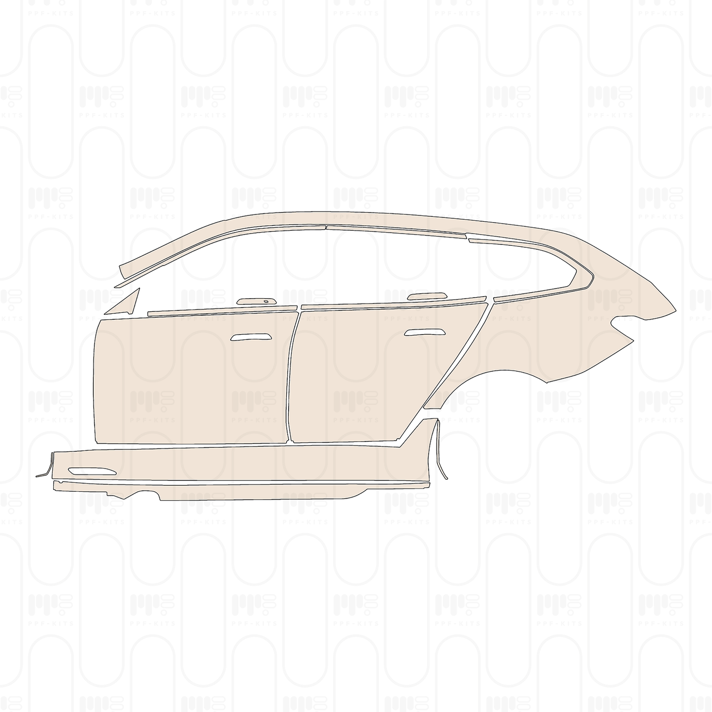 Pre-Cut PPF BMW 5 Series Touring M5 2026