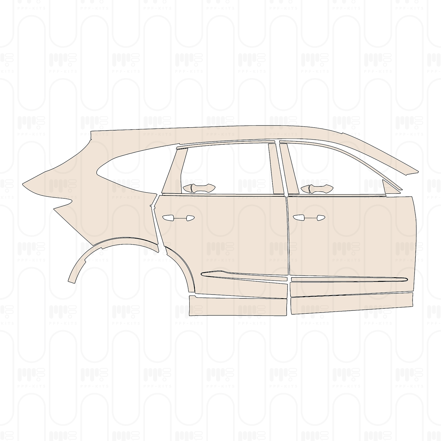 Pre-Cut PPF Acura MDX A-Spec 2023