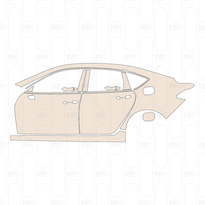 Pre-Cut PPF Acura TLX Standard Wheelbase Type S 2022