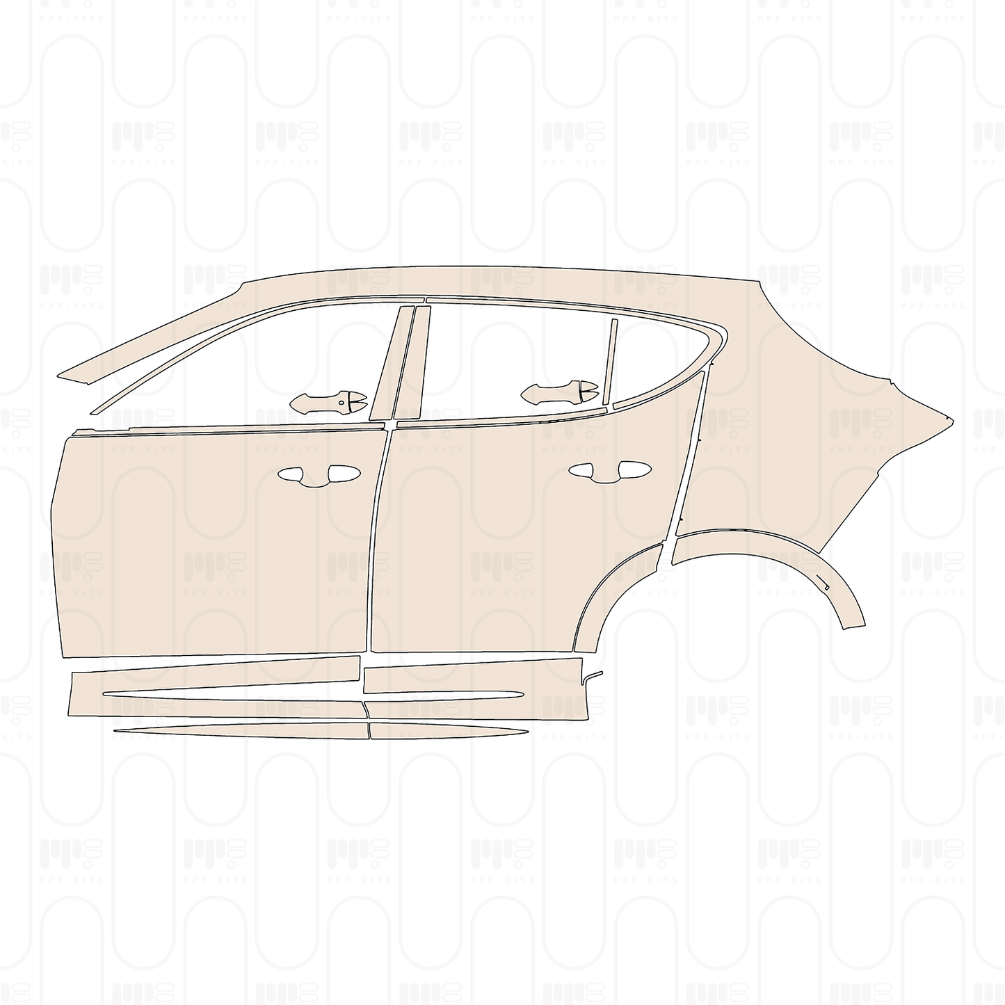 Pre-Cut PPF Alfa Romeo Tonale Sprint 2023