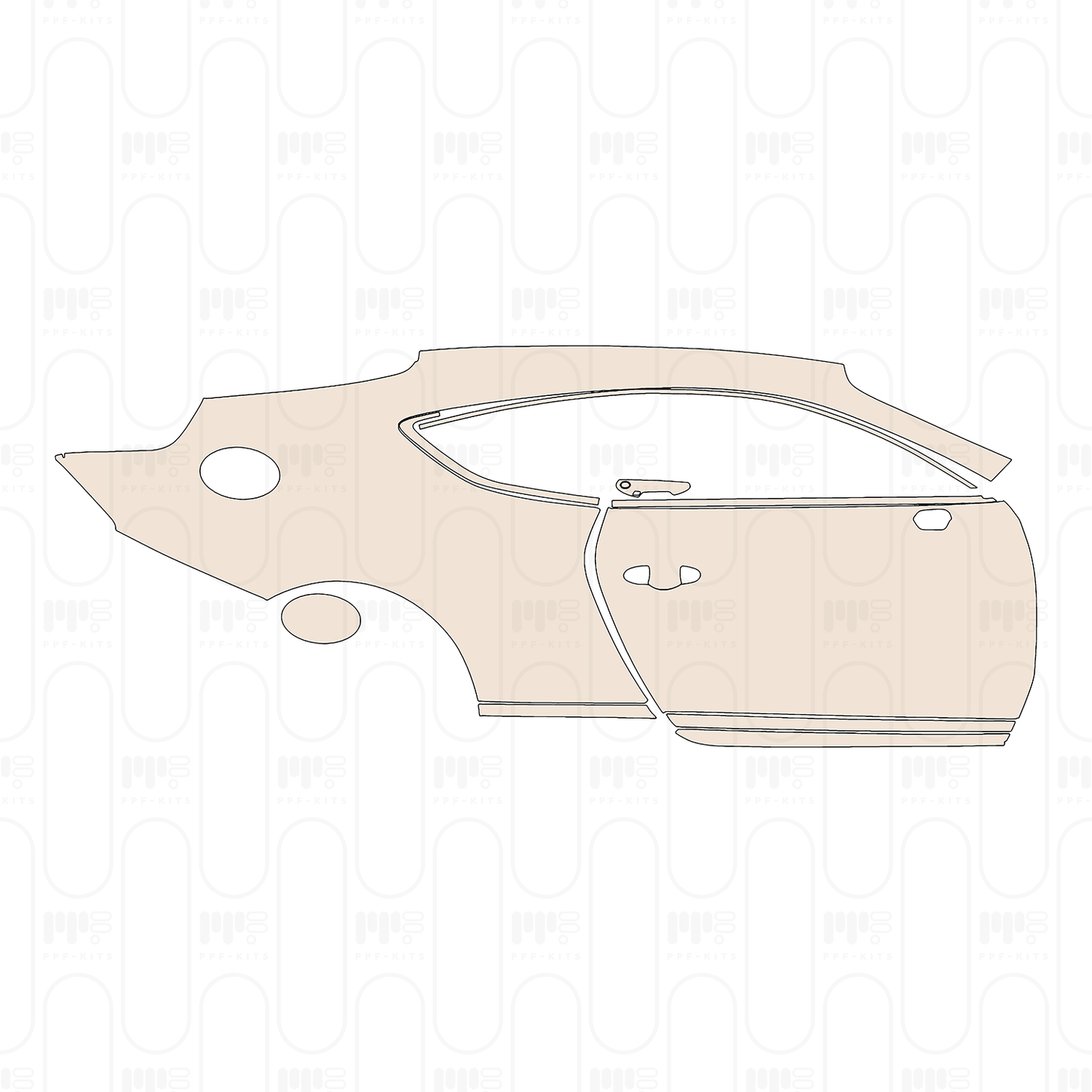 Pre-Cut PPF Bentley Continental GT Coupe 2023