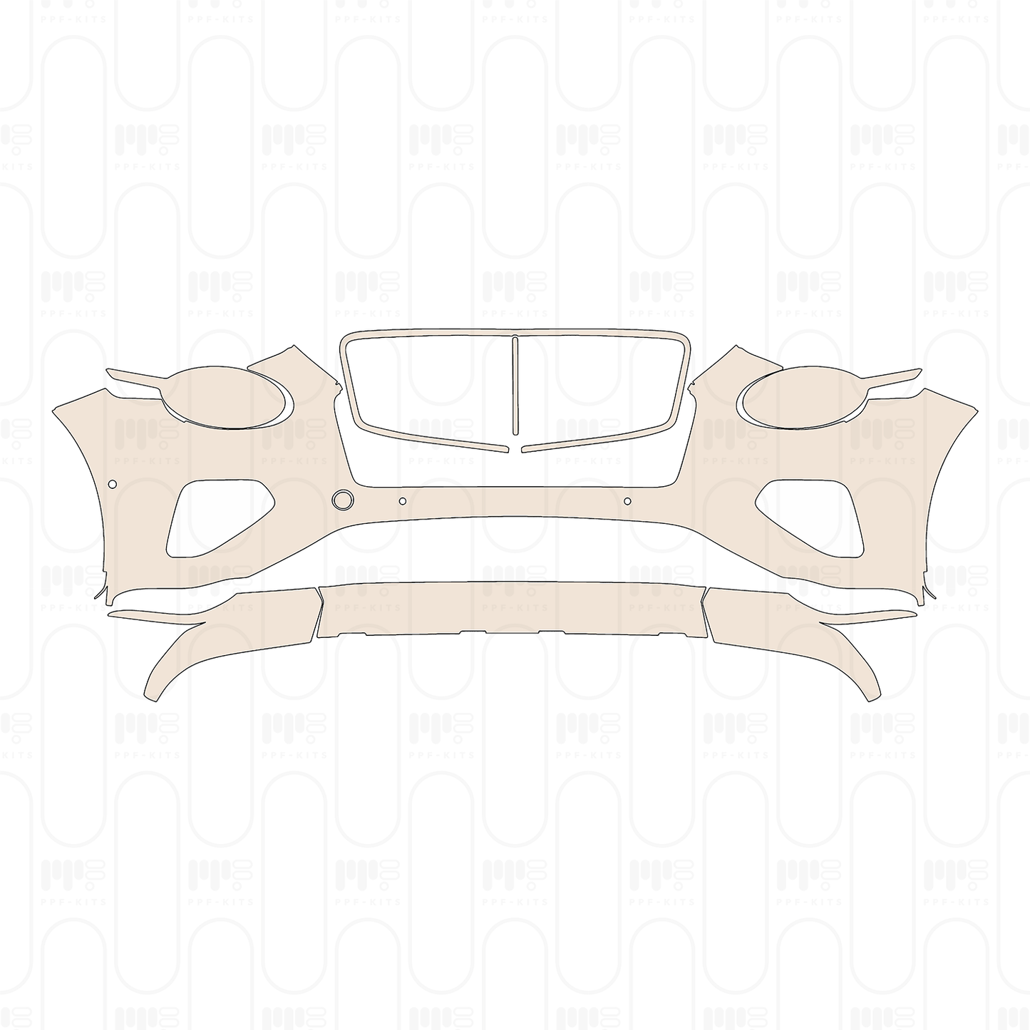 Pre-Cut PPF Bentley Continental GT Mulliner Convertible 2025