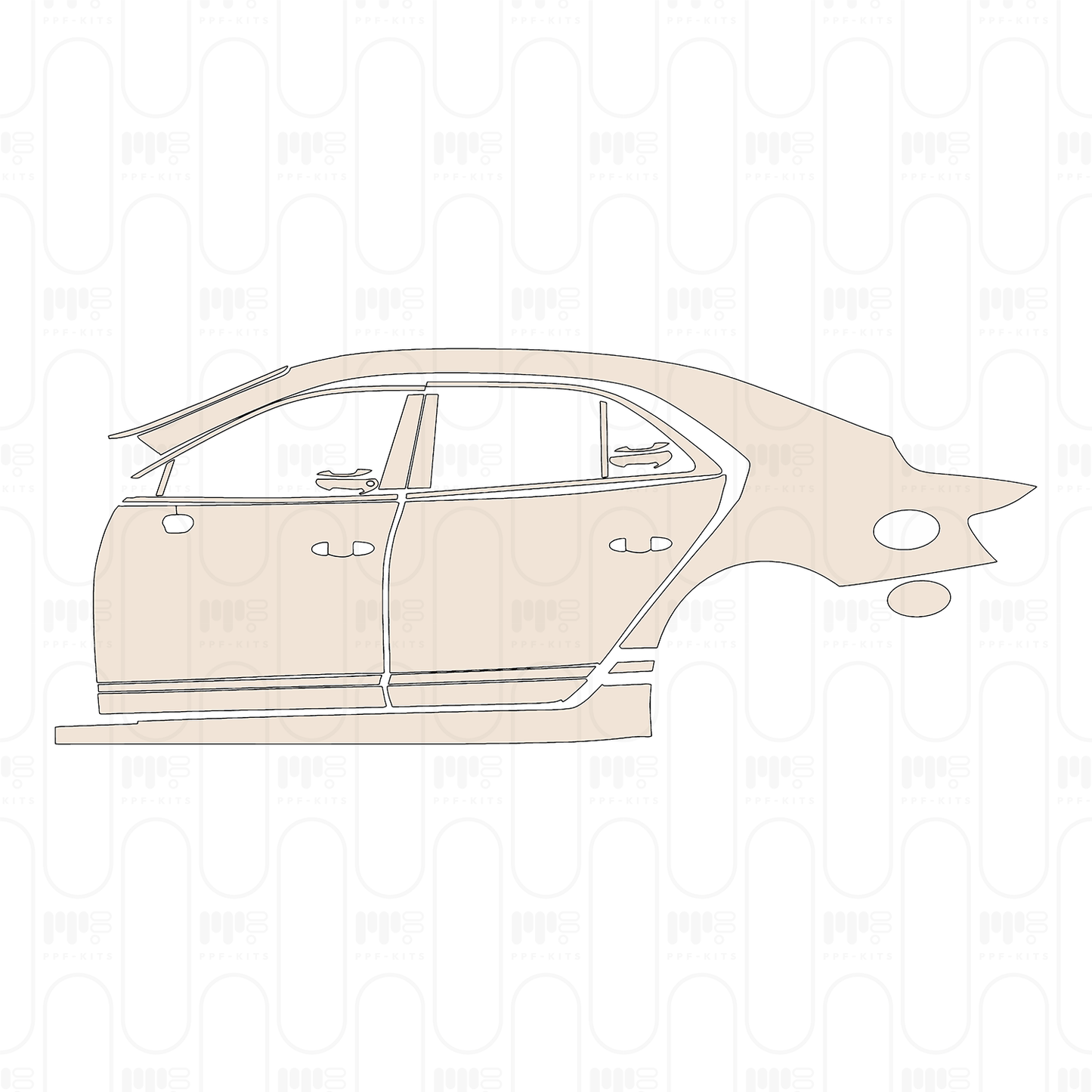 Pre-Cut PPF Bentley Flying Spur Speed 2025