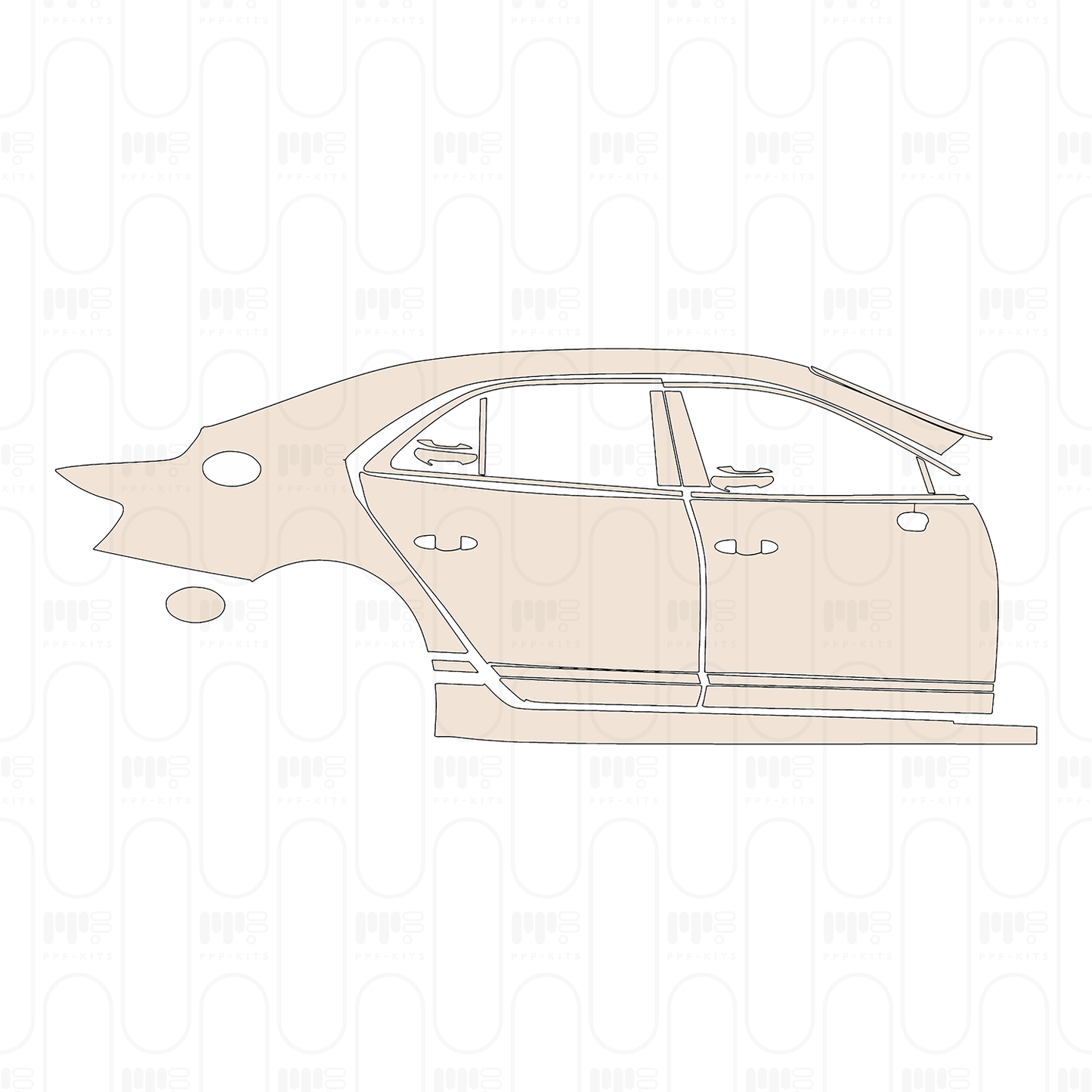 Pre-Cut PPF Bentley Flying Spur Speed 2025