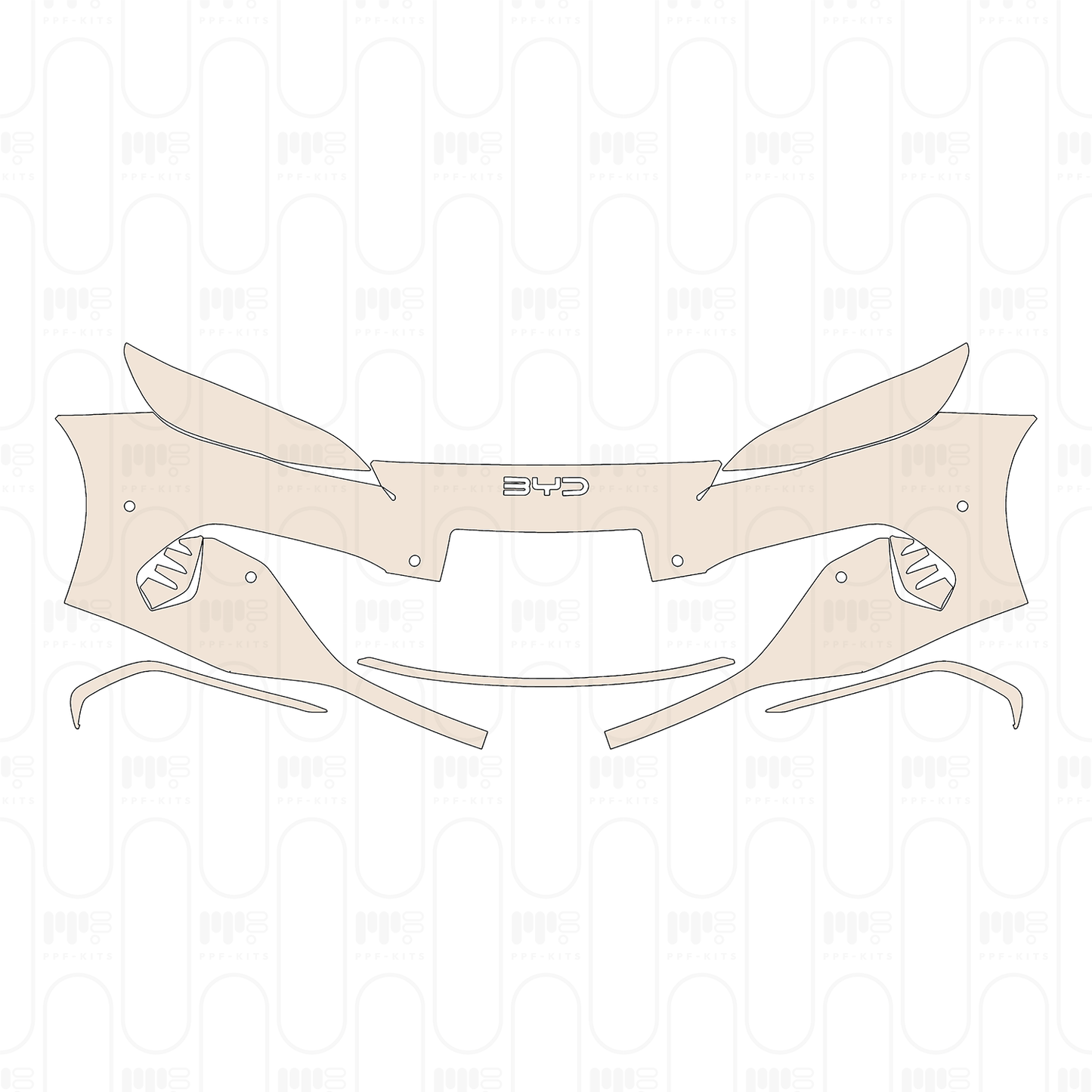 Pre-Cut PPF BYD Seal 06 DM-i Intelligent driving version 2025