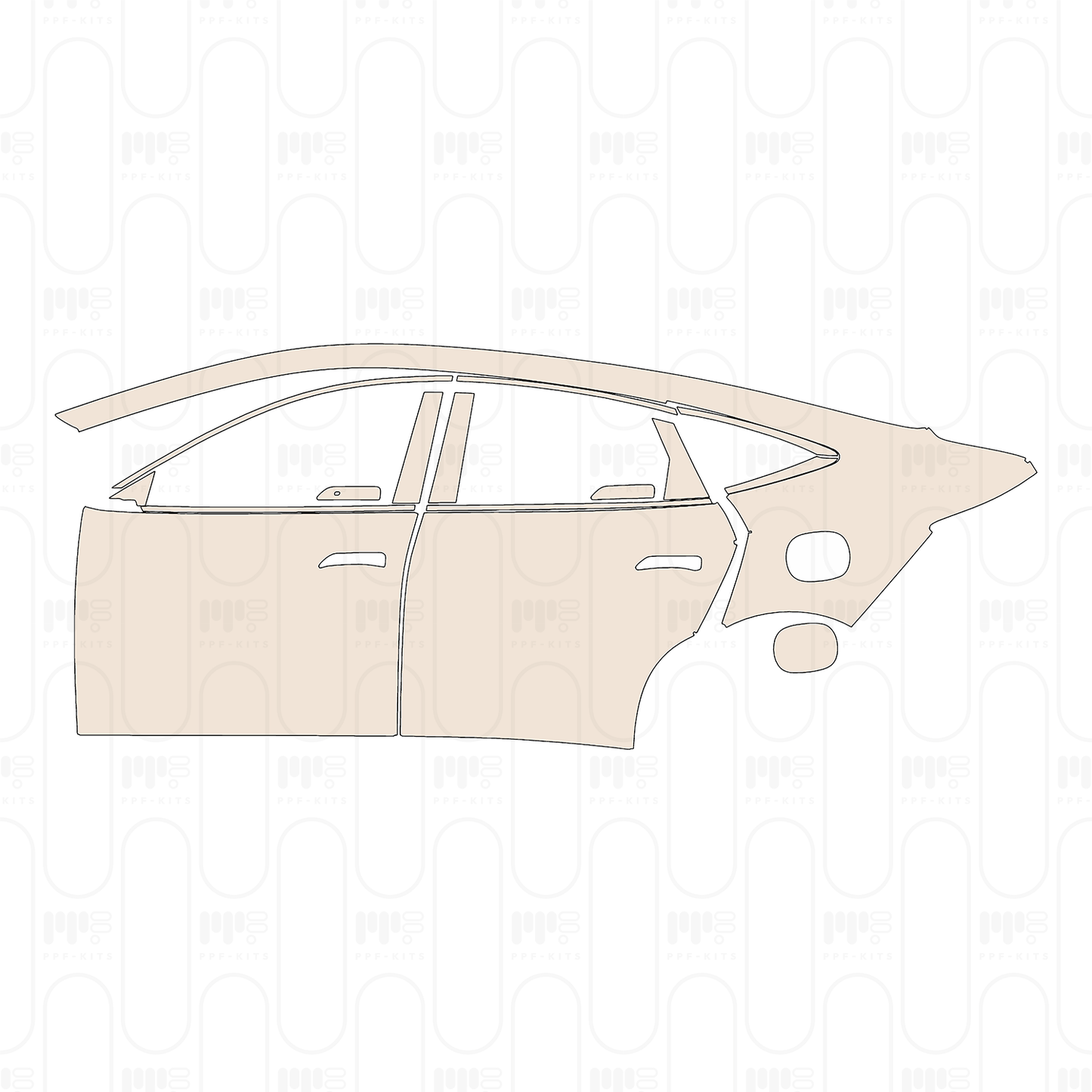 Pre-Cut PPF BYD Seal 06 DM-i Intelligent driving version 2025