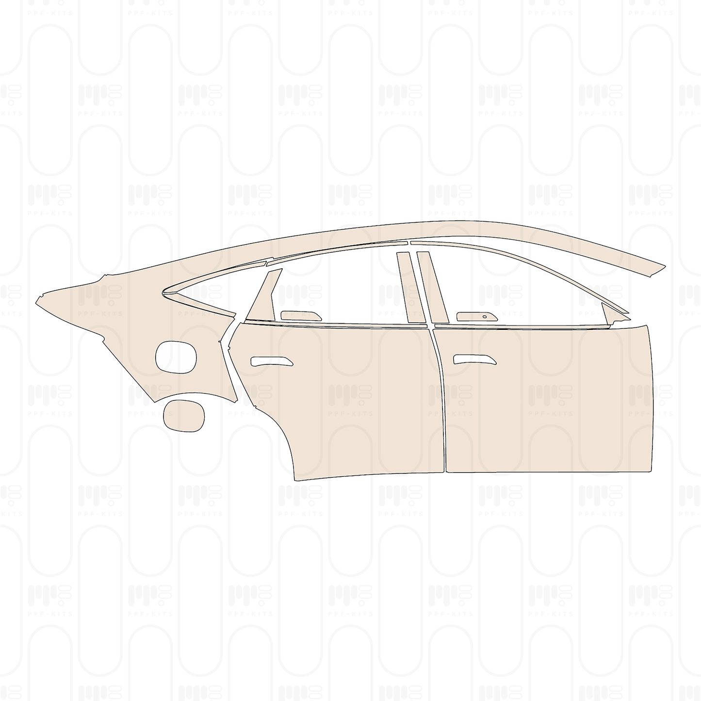 Pre-Cut PPF BYD Seal 06 DM-i Intelligent driving version 2025