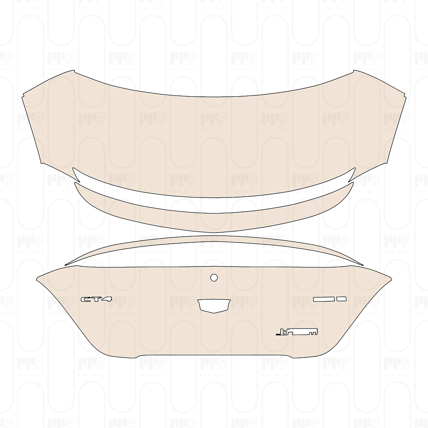 Pre-Cut PPF Cadillac CT4 Sport 2022