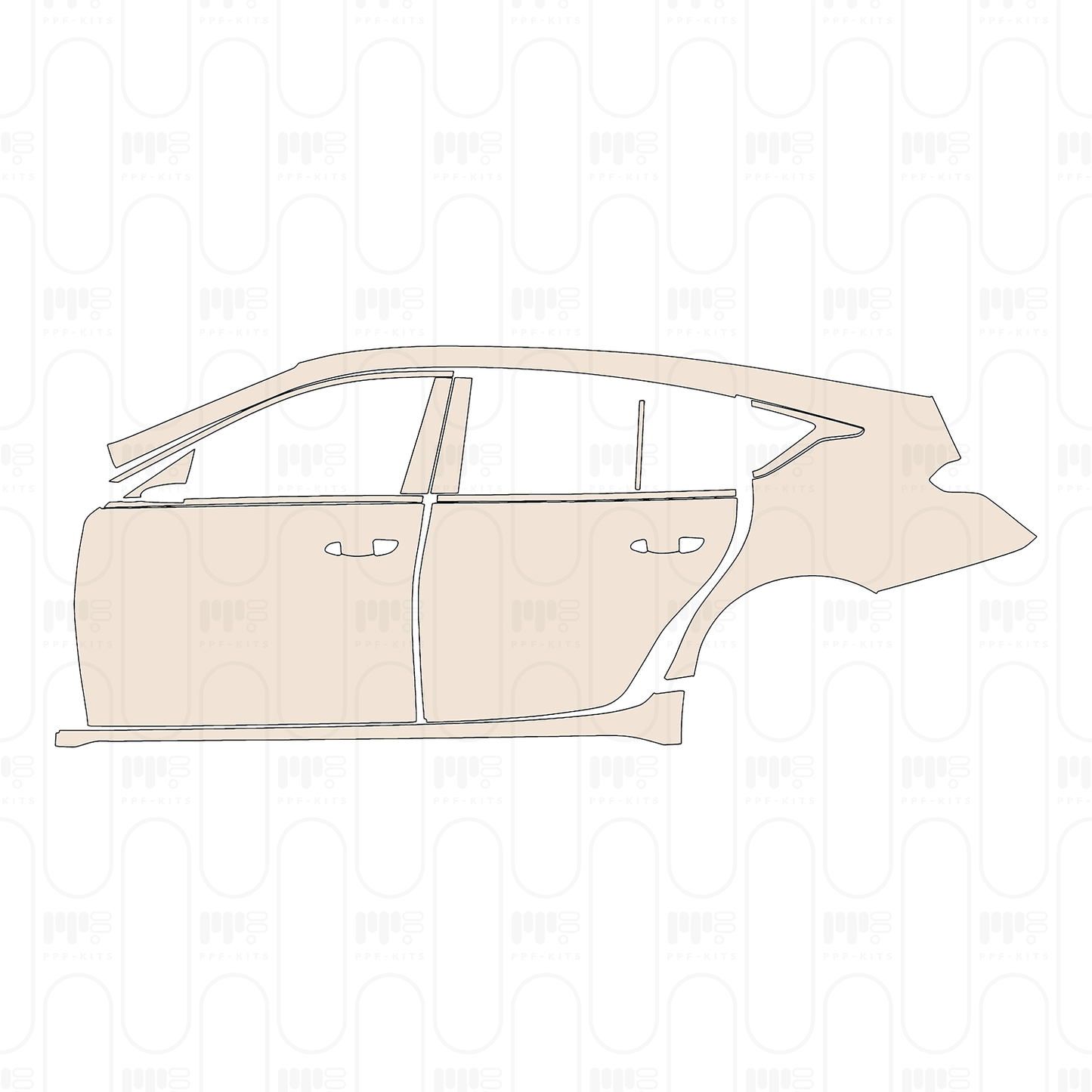 Pre-Cut PPF Cadillac CT5 (CN) Sport 2022