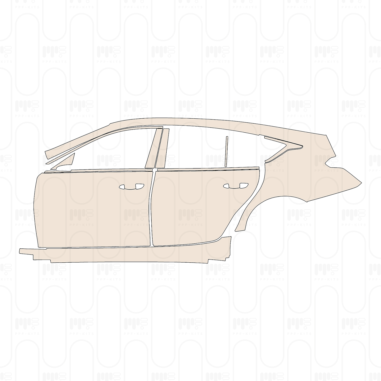 Pre-Cut PPF Cadillac CT5 (CN) Luxury 2022