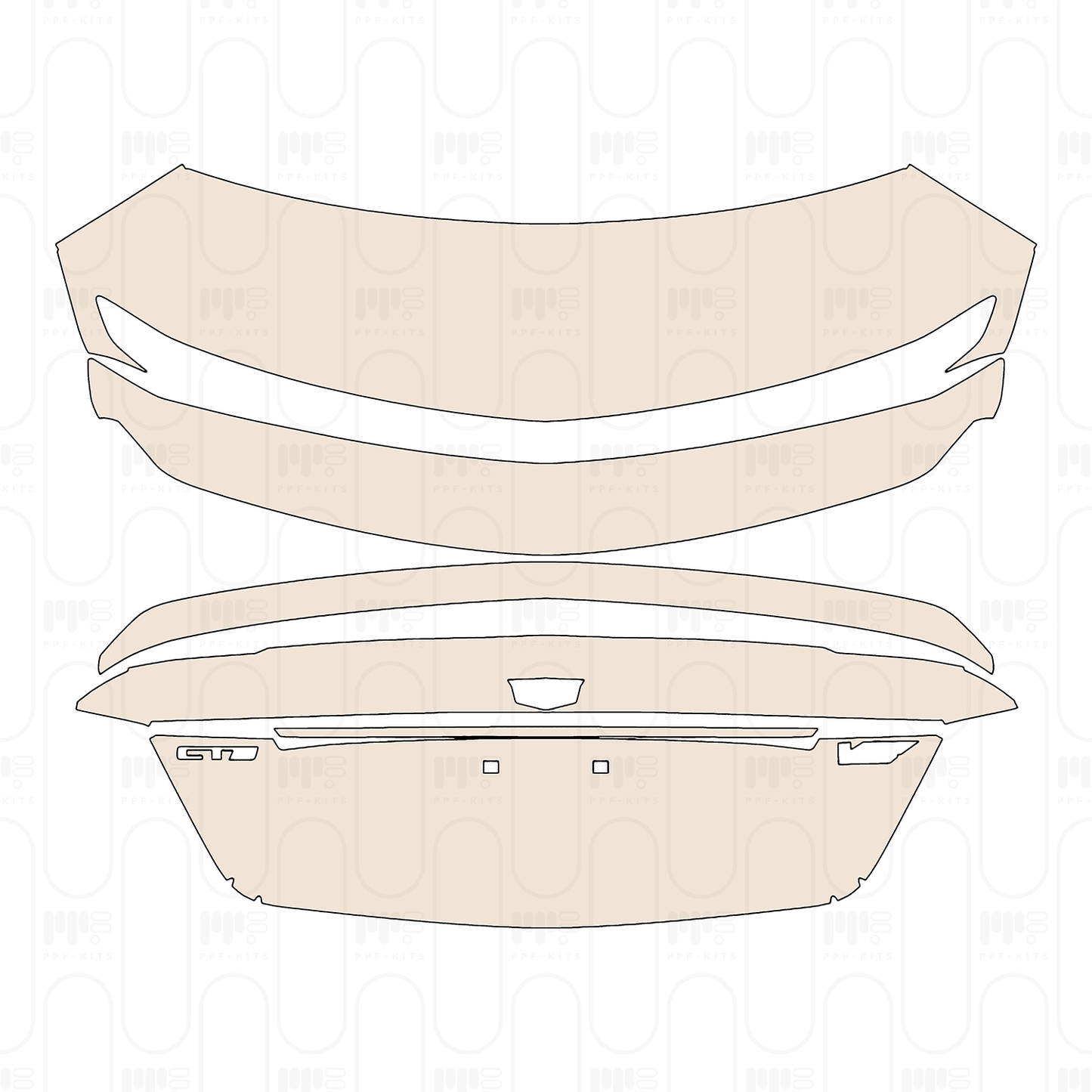 Pre-Cut PPF Cadillac CT5 V-Series Blakwing 2022