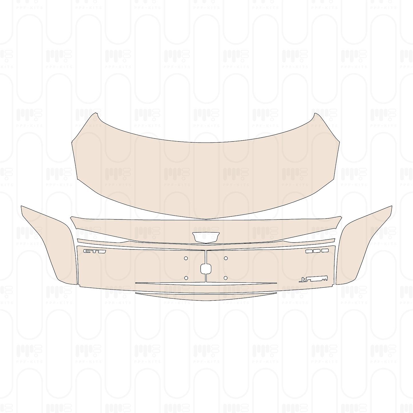 Pre-Cut PPF Cadillac CT6 2023
