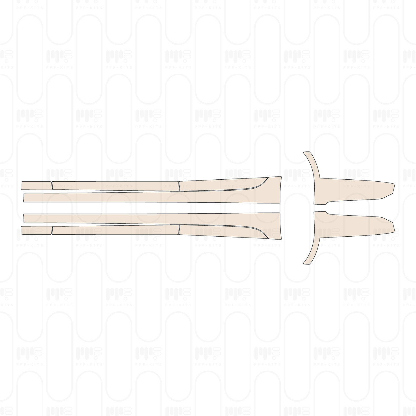 Pre-Cut PPF Cadillac CT6 2023