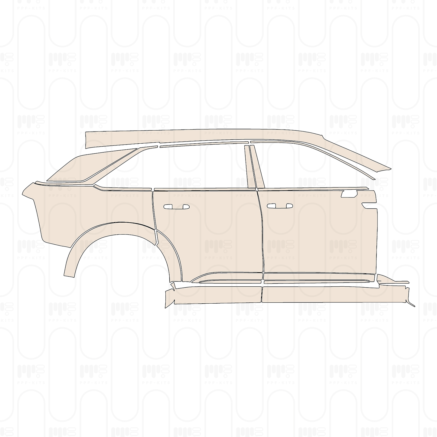 Pre-Cut PPF Cadillac Escalade IQ Luxury 2025