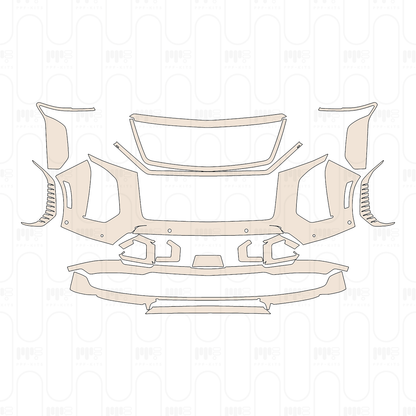 Pre-Cut PPF Cadillac Escalade-V ESV 2025