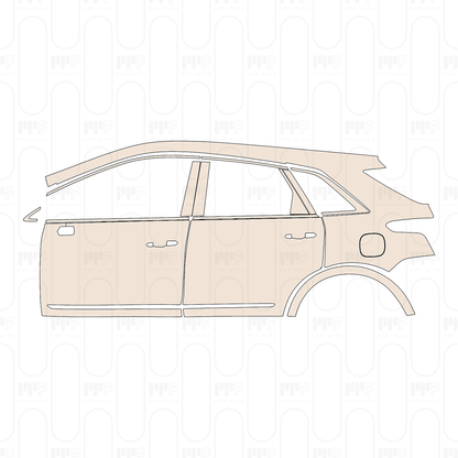 Pre-Cut PPF Cadillac XT5 (US) 2022