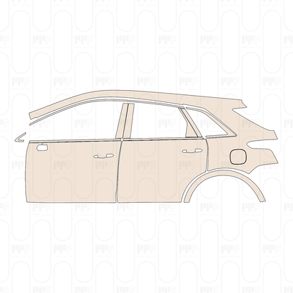 Pre-Cut PPF Cadillac XT5 (US) 2022