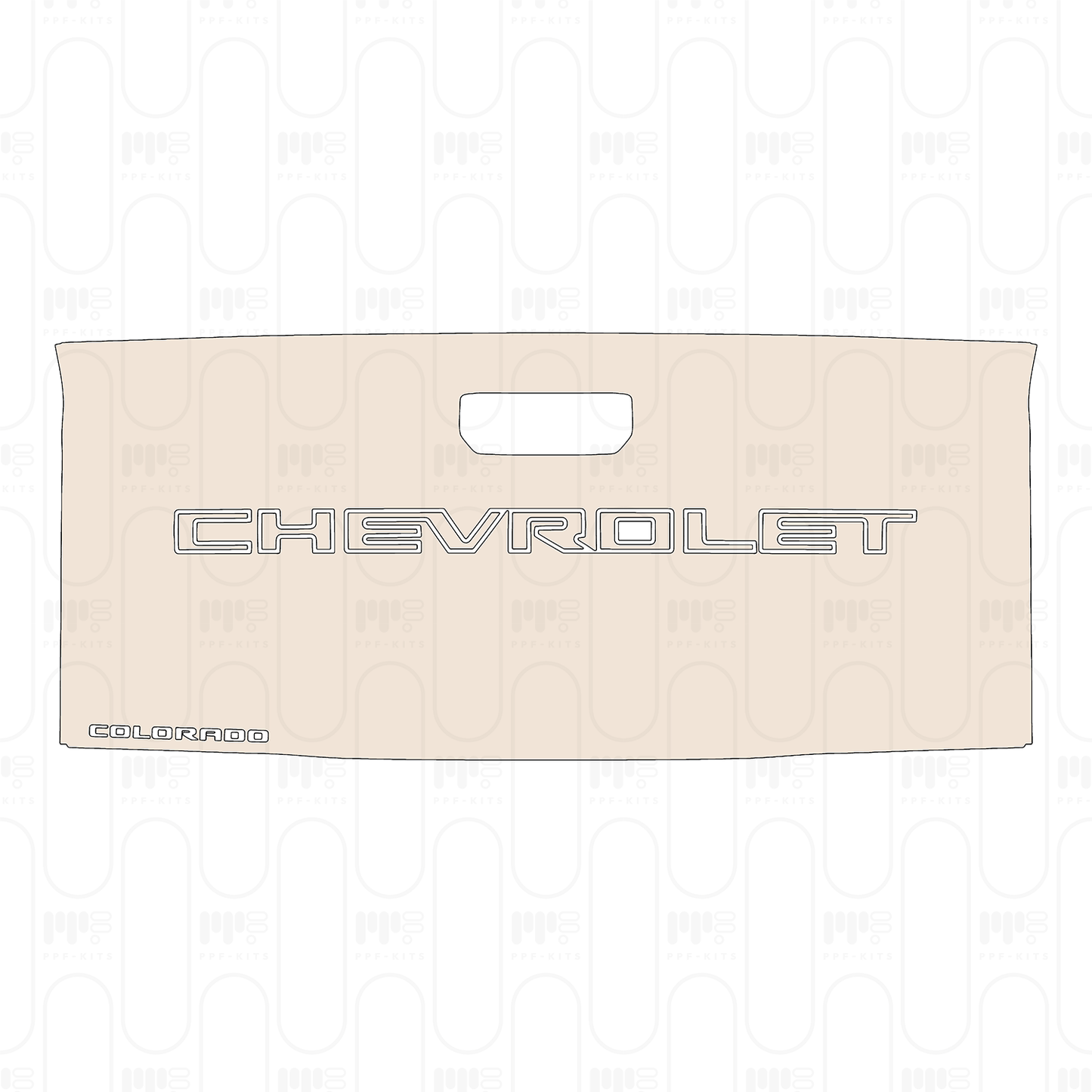 Pre-Cut PPF Chevrolet Colorado Crew Cab WT 2023