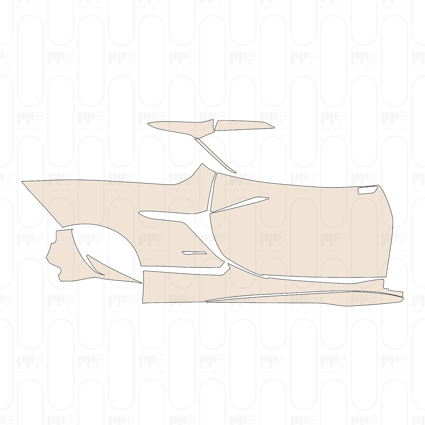 Pre-Cut PPF Chevrolet Corvette E-Ray Coupe 2024