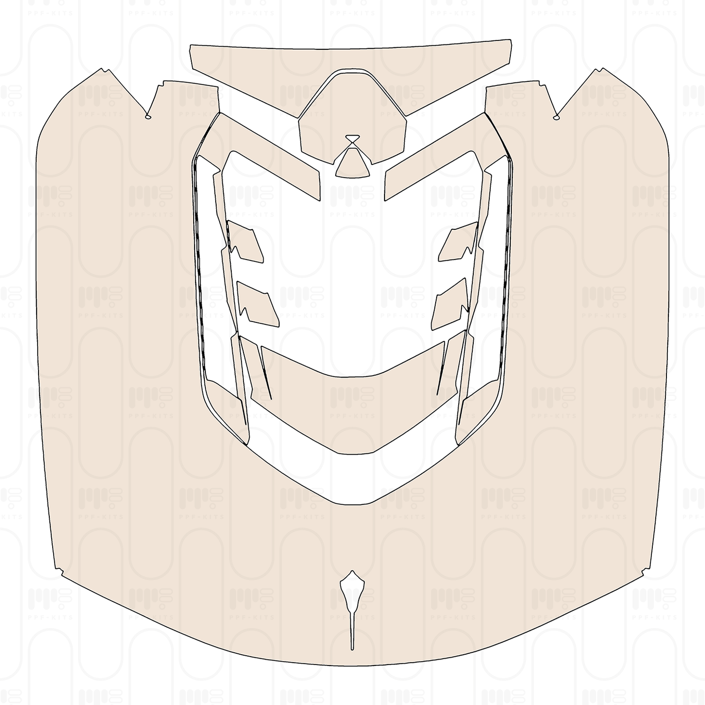 Pre-Cut PPF Chevrolet Corvette Stingray Coupe 2022