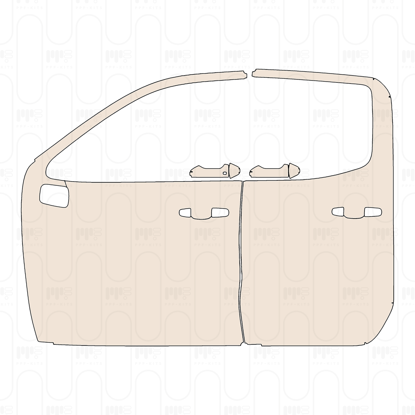 Pre-Cut PPF Chevrolet Silverado 1500 Custom 2022