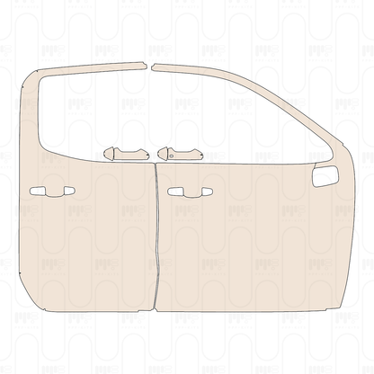 Pre-Cut PPF Chevrolet Silverado 1500 Custom 2022