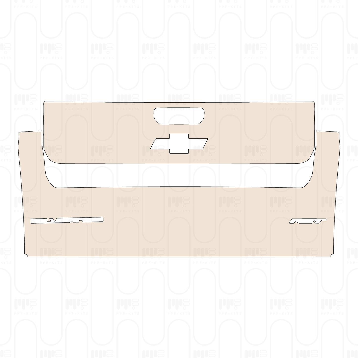 Pre-Cut PPF Chevrolet Silverado 1500 RST 2022
